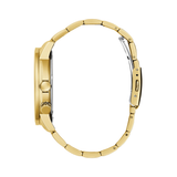 Guess Queen Quartz Gold Dial Gold Steel Strap Watch For Men - GW0497G2