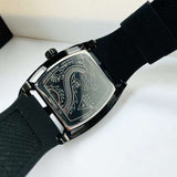 Guess Legend Analog Black Dial Black Rubber Strap Watch For Men - GW0648G1