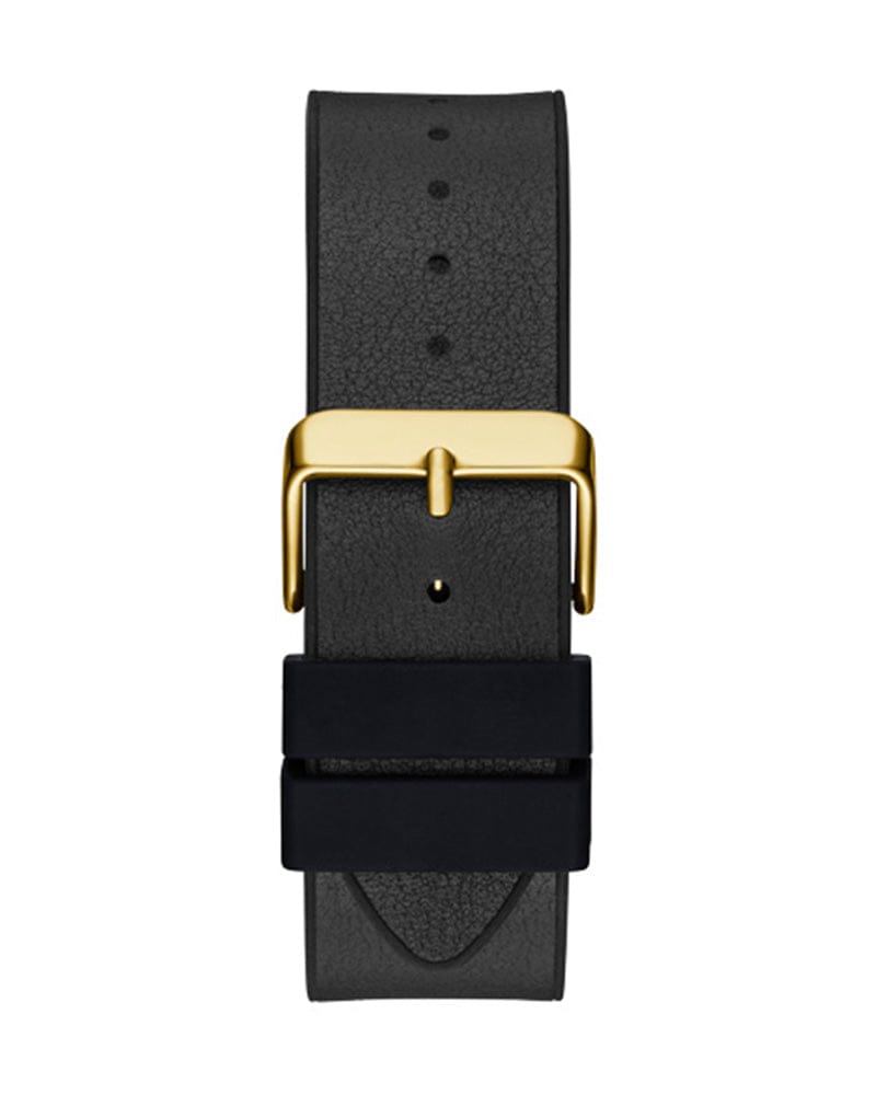 Guess Legend Black Dial Black Rubber Strap Watch For Men - GW0500G1