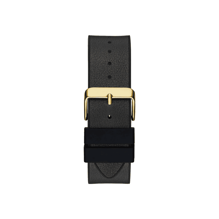 Guess Legend Black Dial Black Rubber Strap Watch For Men - GW0500G1