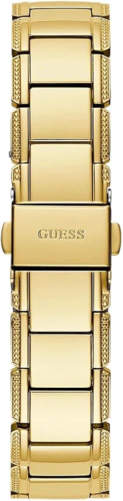 Guess Lily Quartz Gold Dial Gold Steel Strap Watch For Women - GW0528L2