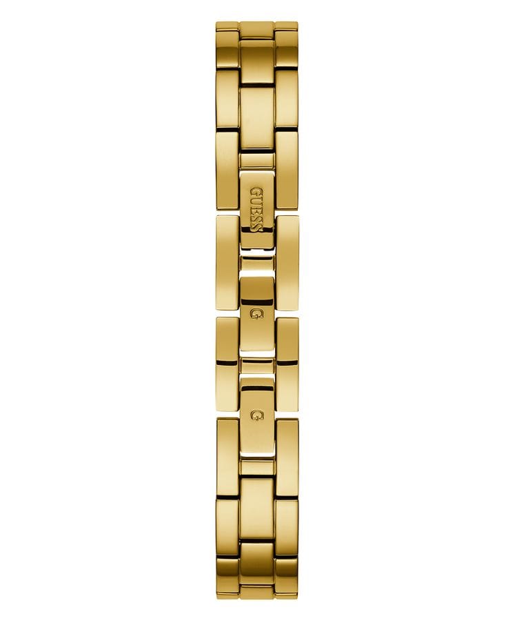 Guess Lola Quartz Gold Dial Gold Steel Strap Watch For Women - W1145L3