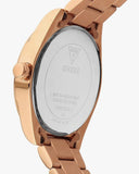 Guess Luna Diamonds Rose Gold Dial Rose Gold Steel Strap Watch for Women - GW0307L3