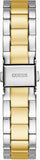 Guess Luna Quartz Green Dial Two Tone Steel Strap Watch For Women - GW0308L5