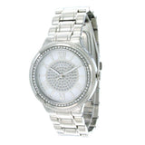 Guess Madison Diamonds Silver Dial Silver Steel Strap Watch for Women - W0637L1