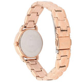Guess Madison Diamonds White Dial Rose Gold Steel Strap Watch for Women - W0637L3