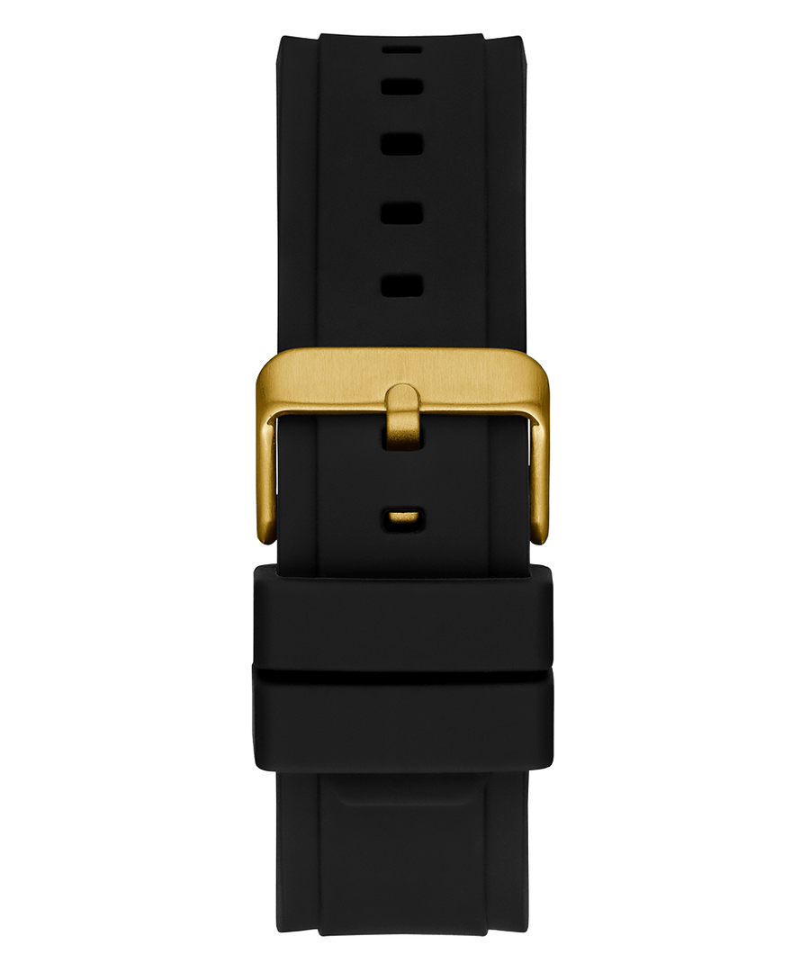 Guess Matrix Multifunction Black Dial Black Rubber Strap Watch For Men - GW0423G5