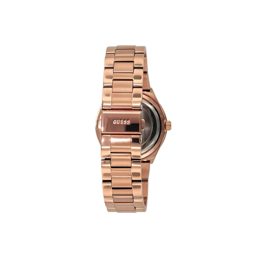Guess Mini Spectrum Quartz Rose Gold Dial Rose Gold Steel Strap Watch For Women - W0122L3