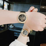 Guess Momentum Chronograph Diamonds Black Dial Black Silicone Strap Watch For Men - GW0518G2