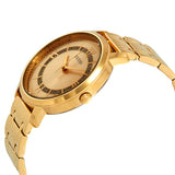 Guess Montauk Gold Dial Gold Steel Strap Watch for Women - W0933L2