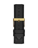 Guess Multifunction Chronograph Green Dial Black Leather Strap Watch For Men - GW0389G7