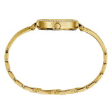 Guess Muse Crystals White Dial Rose Gold Steel Strap Watch For Women - W1008L2