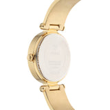 Guess Muse Crystals White Dial Rose Gold Steel Strap Watch For Women - W1008L2