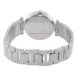 Guess Muse Quartz White Dial Silver Steel Strap Watch For Women - W1008l1