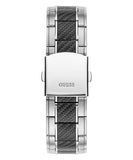 Guess Octane Chronograph Black Dial Two Tone Steel Strap Watch for Men - W1046G1