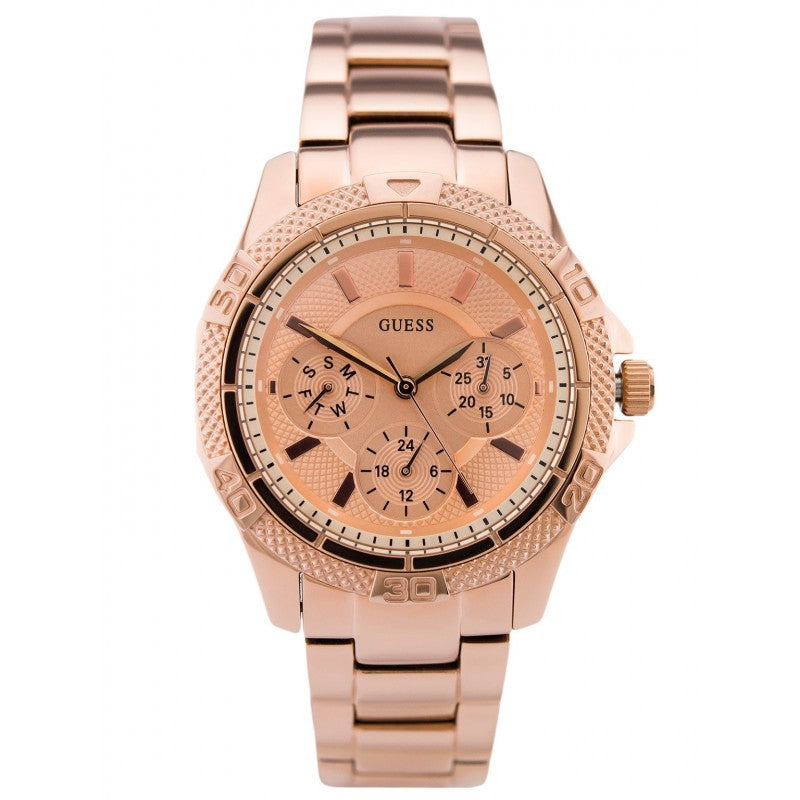 Guess Phantom Mini Rose Gold Dial Rose Gold Steel Strap Watch for Women - W0235L3