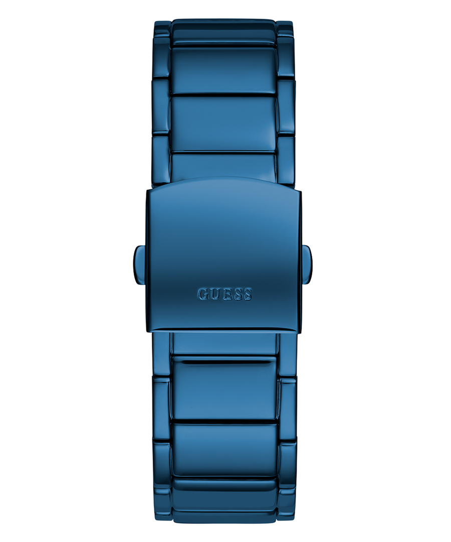 Guess Phoenix Blue Dial Blue Steel Strap Watch for Men  - GW0387G4