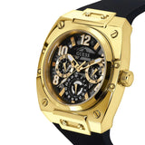 Guess Prodigy Black Dial Black Silicone Strap Watch For Men - GW0569G2