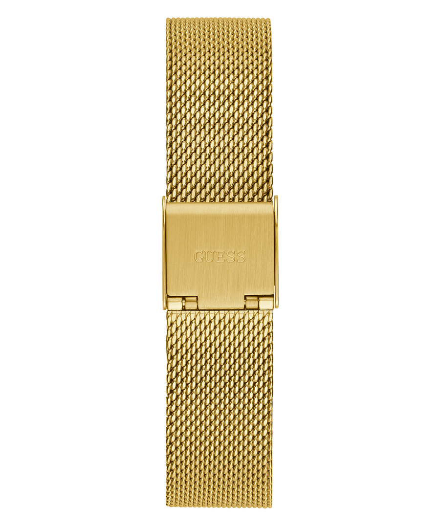 Guess Quartz Green Dial Gold Mesh Strap Watch For Women - GW0354L5