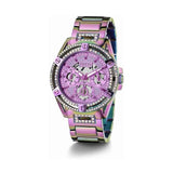 Guess Queen Multicolor Dial Multicolor Steel Strap Watch For Women - GW0464L4