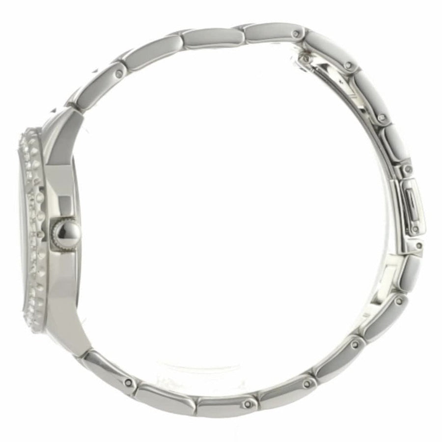 Guess Sassy Multifunction Quartz Silver Dial Silver Steel Strap Watch For Women - W0705L1