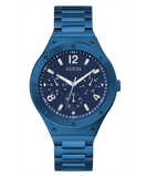Guess Scope Multifunction Blue Dial Blue Steel Strap Watch for Men - GW0454G4