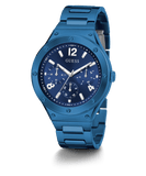 Guess Scope Multifunction Blue Dial Blue Steel Strap Watch for Men - GW0454G4
