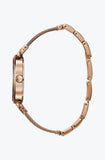 Guess Soho Rose Gold Dial Stainless Steel Watch For Women - W0638L4