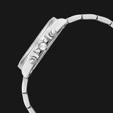 Guess Sol Chronograph Crystals Multicolor Dial Silver Steel Strap Watch For Women - GW0483L1