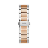 Guess Sunray Multifunction Crystals Silver Dial Two Tone Steel Strap Watch For Women - GW0616L3