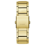 Guess Trend Analog Green Dial Gold Steel Strap Watch For Men - GW0624G2