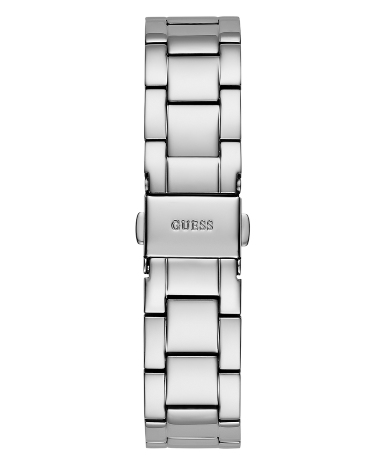 Guess Trend Diamonds Silver Dial Silver Steel Strap Watch for Women - GW0512L1