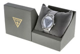 Guess Tri Glitz Quartz Silver Dial Silver Mesh Bracelet Watch For Women - W1142L1
