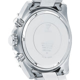 Guess Trophy Chronograph Diamonds Black Dial Silver Steel Strap Watch for Men - GW0390G1