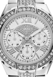 Guess Viva Quartz Silver Dial Silver Steel Strap Watch For Women - W0111l1