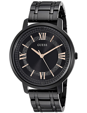 Guess Montauk Black Tone Stainless Steel Watch For Women - W0933L4