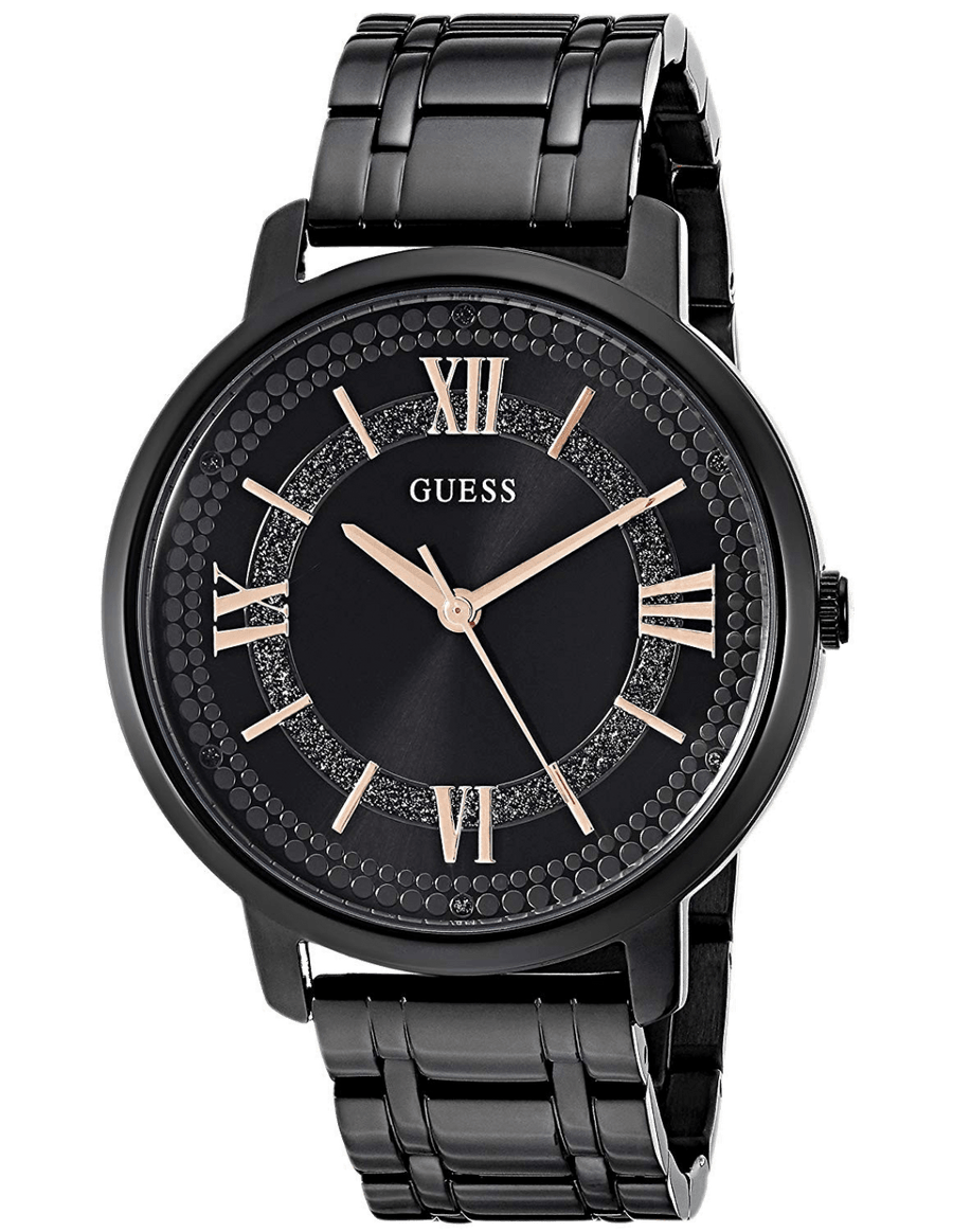 Guess Montauk Black Tone Stainless Steel Watch For Women - W0933L4