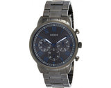 Guess Hendrix Chronograph Gunmetal Dial Gunmetal Steel Strap Watch for Men - W1309G3