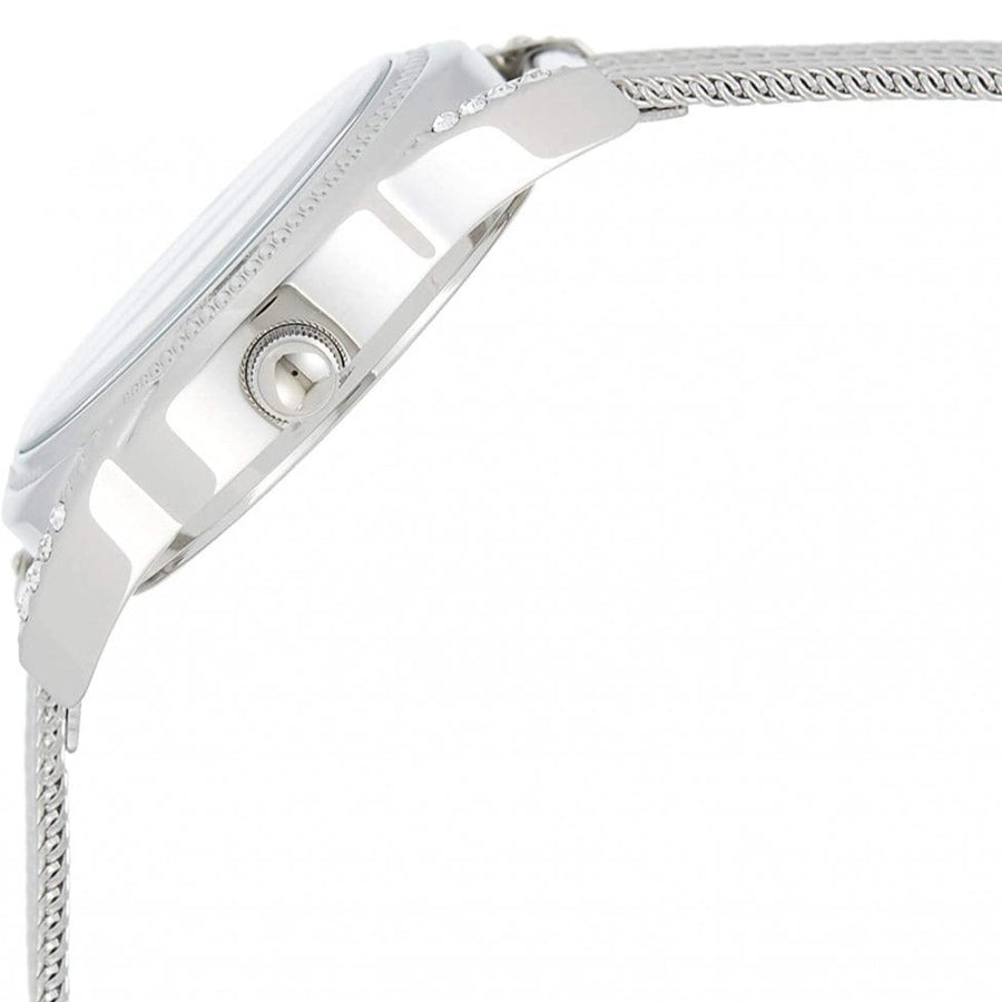 Guess Whisper Silver Dial Silver Mesh Bracelet Watch for Women - W1084L1