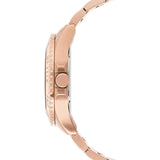 Guess BFF Multifunction Rose Gold Dial Rose Gold Steel Strap Watch for Women - W0231L4