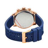 Guess Marina Multifunction White Dial Blue Rubber Strap Watch for Women - W1025L4