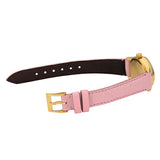 Gucci G Timeless Quartz Pink Dial Pink Leather Strap Watch For Women - YA1265005