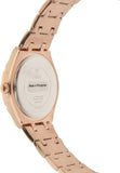 Guess Cosmo Diamonds Silver Dial Rose Gold Steel Strap Watch For Women - GW0033L3