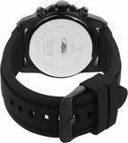 Guess Commander Black Dial Black Rubber Strap Watch for Men - GW0211G3