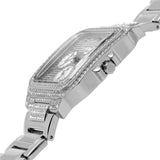 Guess Deco Multifunction Quartz Silver Dial Silver Steel Strap Watch For Women - GW0472L1