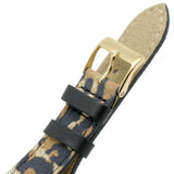 Guess Fame Quartz Animal Print Dial Multicolor Leather Strap Watch For Women - GW0504L3