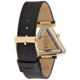 Guess Fame Quartz Black Dial Black Leather Strap Watch For Women - GW0504L5