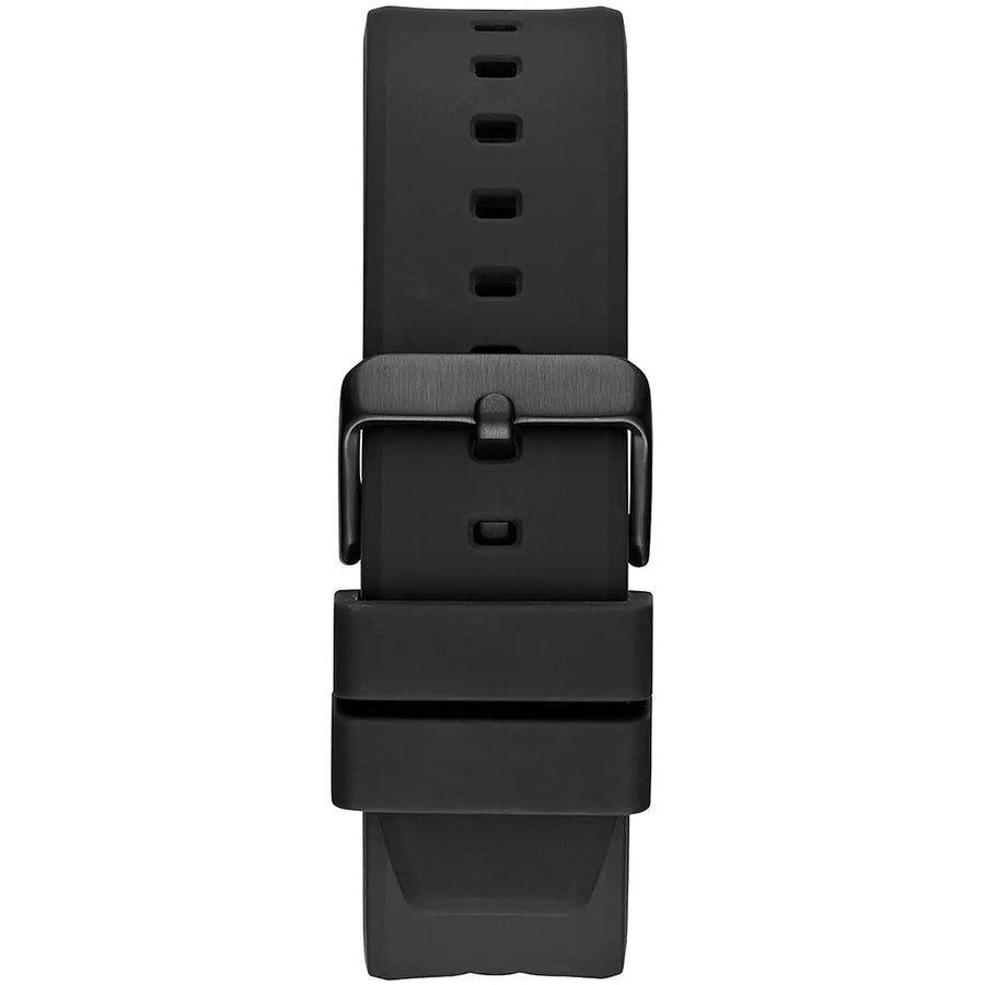 Guess Formula Chronograph Black Dial Black Silicone Strap Watch For Men - GW0579G1