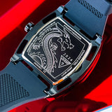 Guess Men's Black Square Watch with Dragon - Year of the Dragon 2024