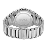 Hugo Boss Supernova Chronograph Black Dial Silver Steel Strap Watch for Men - 1513359